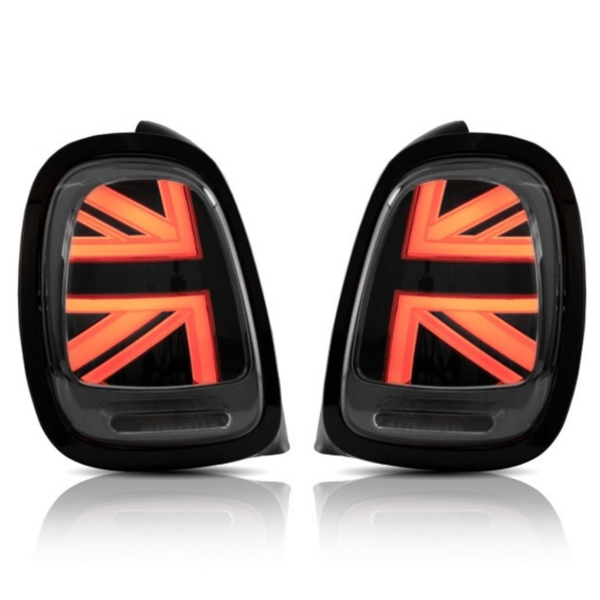 LED Achterlichten - Mini F55 F56 F57 - Smoke - Union Jack Design - Dynamisch | 14-20 - Beamerstyling.nl