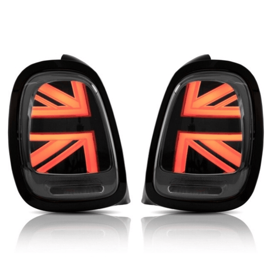 LED Achterlichten - Mini F55 F56 F57 - Smoke - Union Jack Design - Dynamisch | 14-20 - Beamerstyling.nl