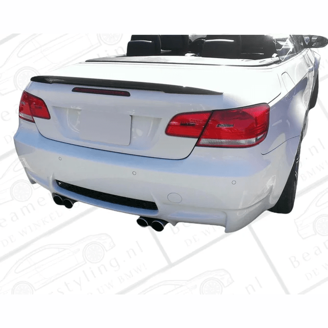 M Performance Look Spoiler BMW E93 Cabrio Carbon Look - Beamerstyling.nl