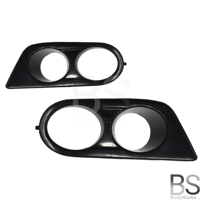 Mistlamp Covers - BMW E46 - Glanzend Zwart | 98 - 07 - Beamerstyling.nl