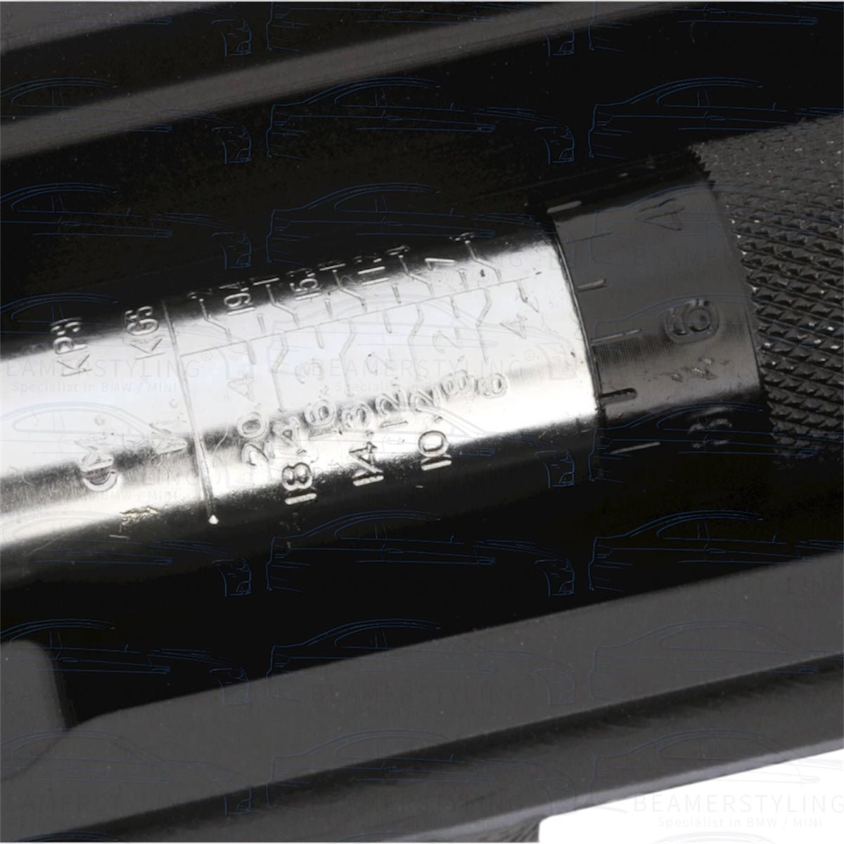 Momentsleutel 1/2" - 40 t/m 210Nm - Met ratelmechanisme - 450mm - Compleet | GS/TÜV - Beamerstyling.nl
