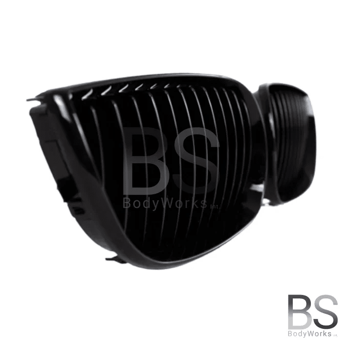 Nieren - BMW 1 Serie E87 & E81 - Hoogglans Zwart | Ook Voor M - Beamerstyling.nl