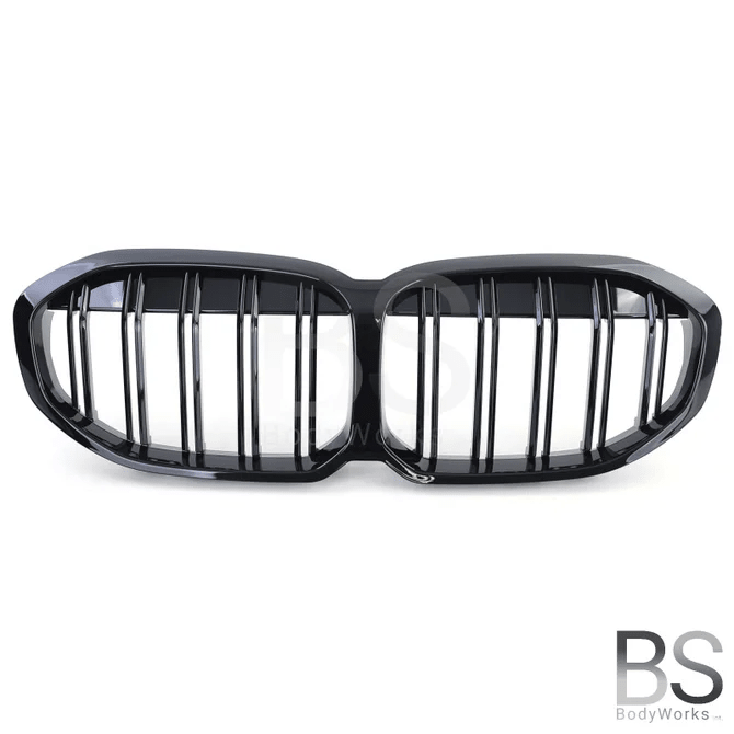 Nieren - BMW 1 Serie F40 - Hoogglans Zwart - Dubbele Spijlen | 19-25 - Beamerstyling.nl