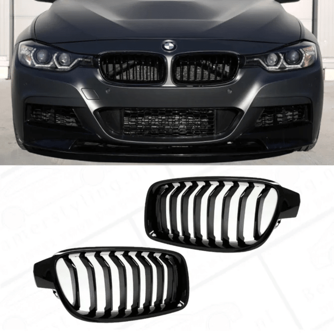 Nieren - BMW 3 Serie F30 / F31 - Glanzend Zwart - Beamerstyling.nl