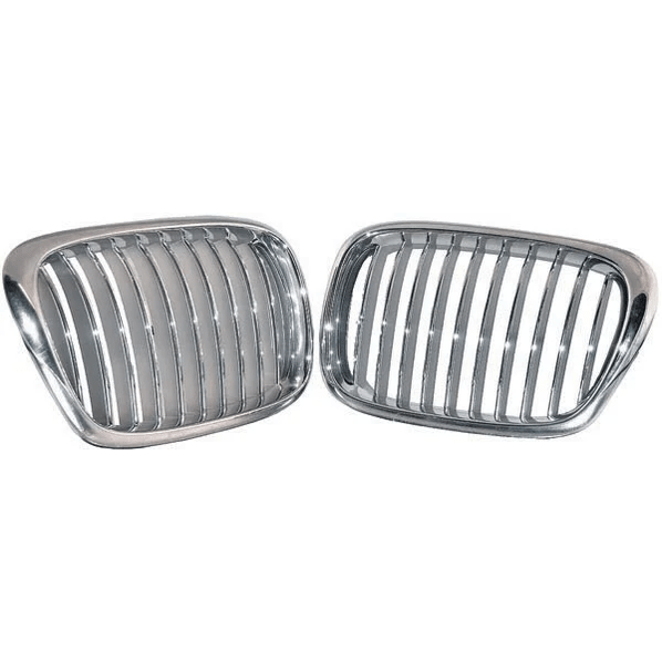 Nieren - BMW 5 Serie E39 - Chroom | 95-03 - Beamerstyling.nl