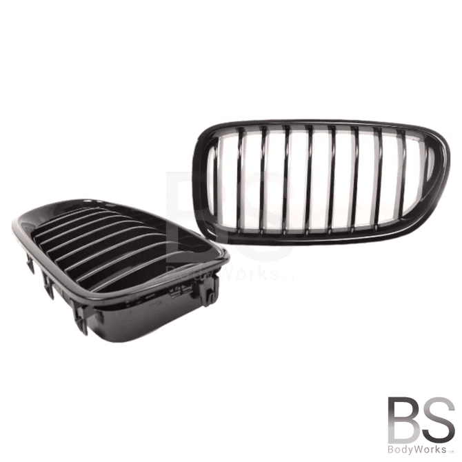 Nieren - BMW 5 Serie F10 / F11 - LCI Design - Hoogglans Zwart - Beamerstyling.nl