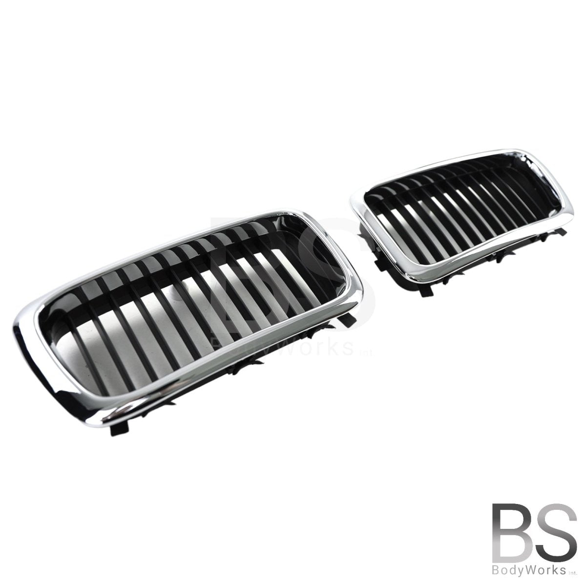Nieren - BMW 7 Serie E38 - Chroom/Zwart | 1994 - 2002 - Beamerstyling.nl