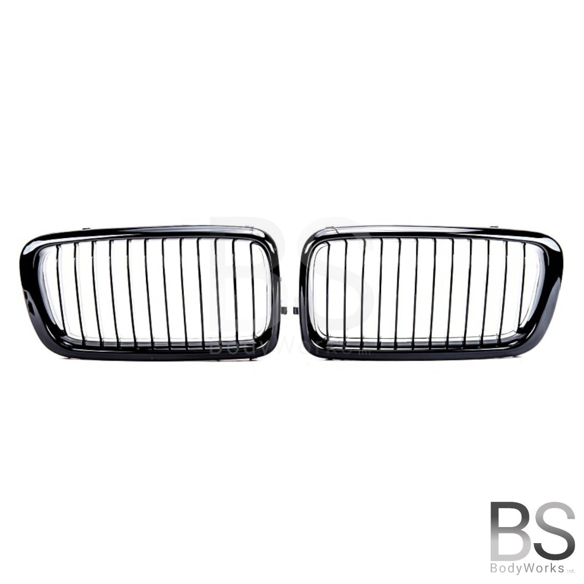 Nieren - BMW 7 Serie E38 - Hoogglans Zwart | 1994 - 2002 - Beamerstyling.nl