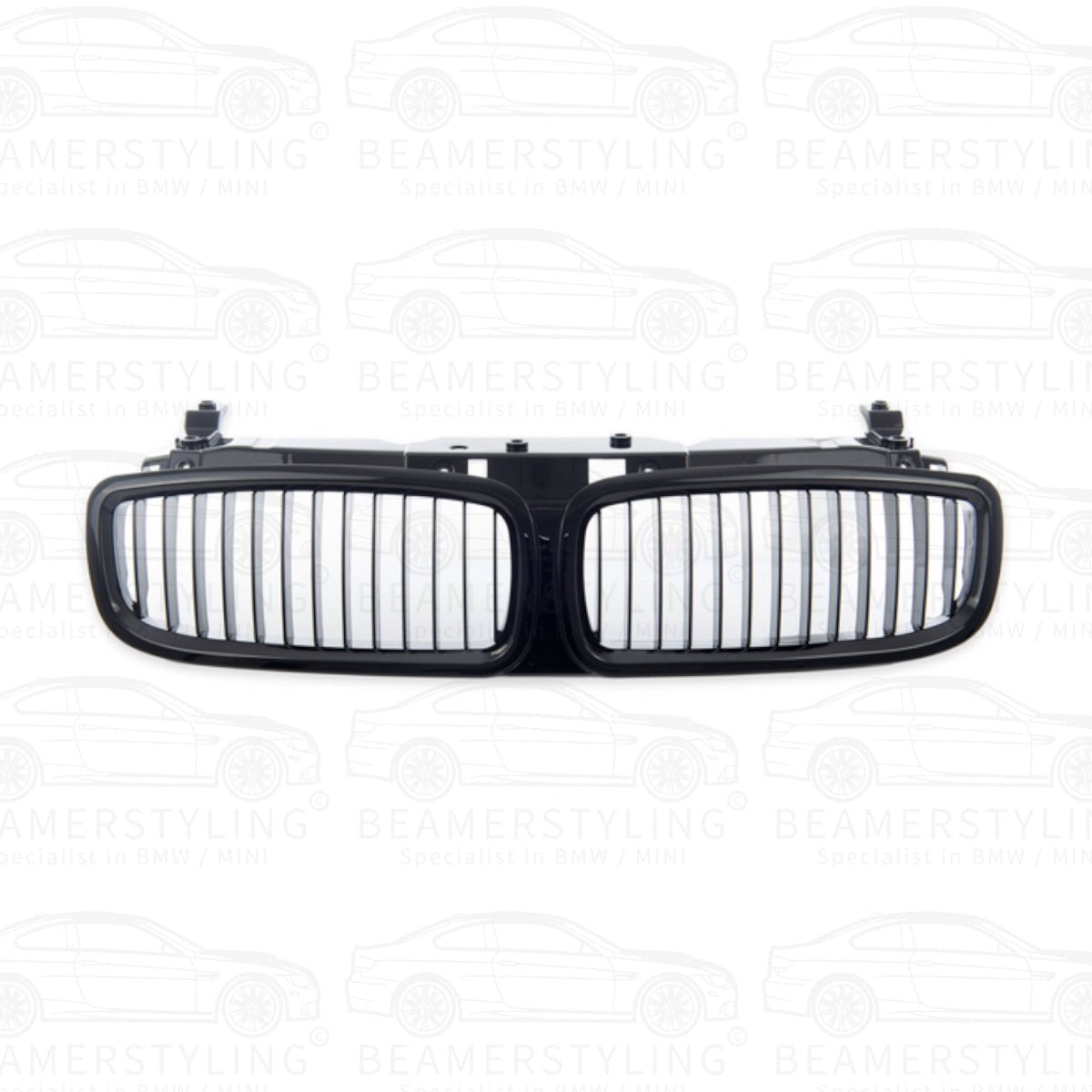 Nieren - BMW 7 Serie E65 / E66 - Mat Zwart | 12/2001 - 03/2005 - Beamerstyling.nl