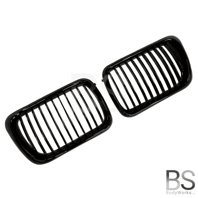 Nieren - BMW E36 - Hoogglans Zwart | 1996 - 2000 - Beamerstyling.nl