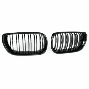 Nieren - BMW E46 Sedan / Touring - M Look - Hoogglans Zwart | 01-05 - Beamerstyling.nl