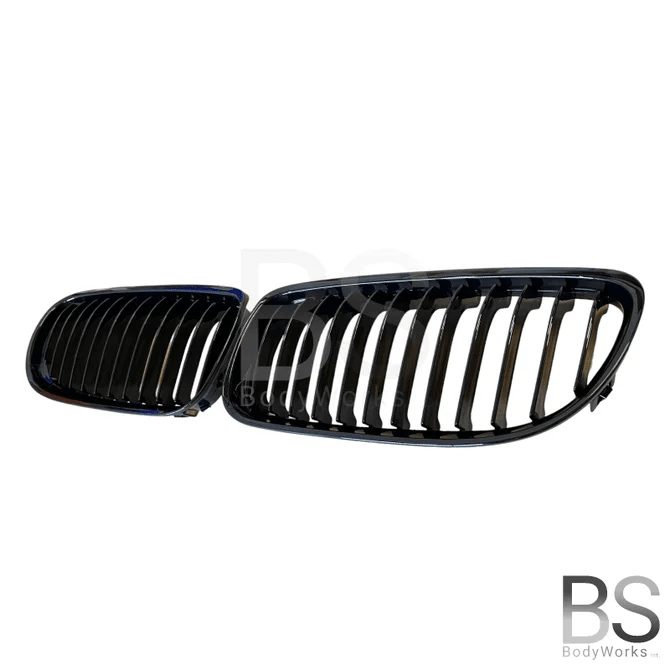 Nieren - BMW E90 / E91 - Hoogglans Zwart | 2008 - 2013 - Beamerstyling.nl