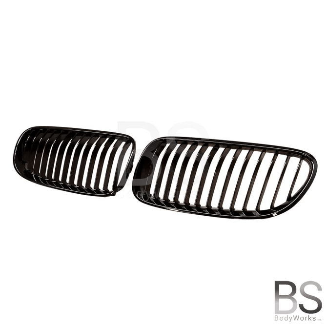 Nieren - BMW E92 / E93 - Hoogglans Zwart | 2010 - 2013 - Beamerstyling.nl