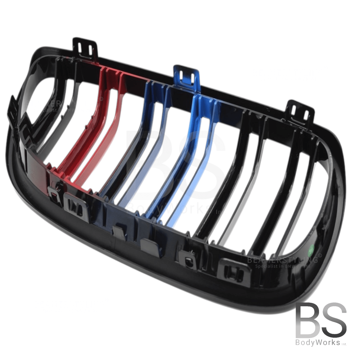 Nieren - BMW E92 / E93 - M Kleuren - Hoogglans Zwart | 2006 - 2010 - Beamerstyling.nl