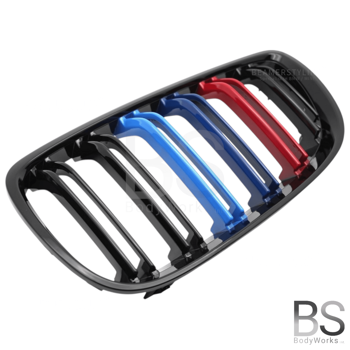 Nieren - BMW E92 / E93 - M Kleuren - Hoogglans Zwart | 2006 - 2010 - Beamerstyling.nl