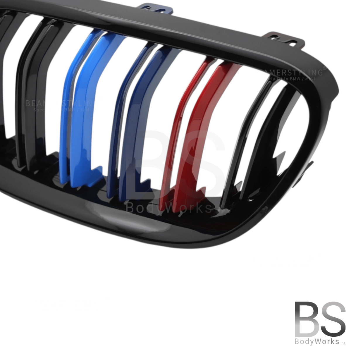 Nieren - BMW E92 / E93 - M Kleuren - Hoogglans Zwart | 2010 - 2013 - Beamerstyling.nl