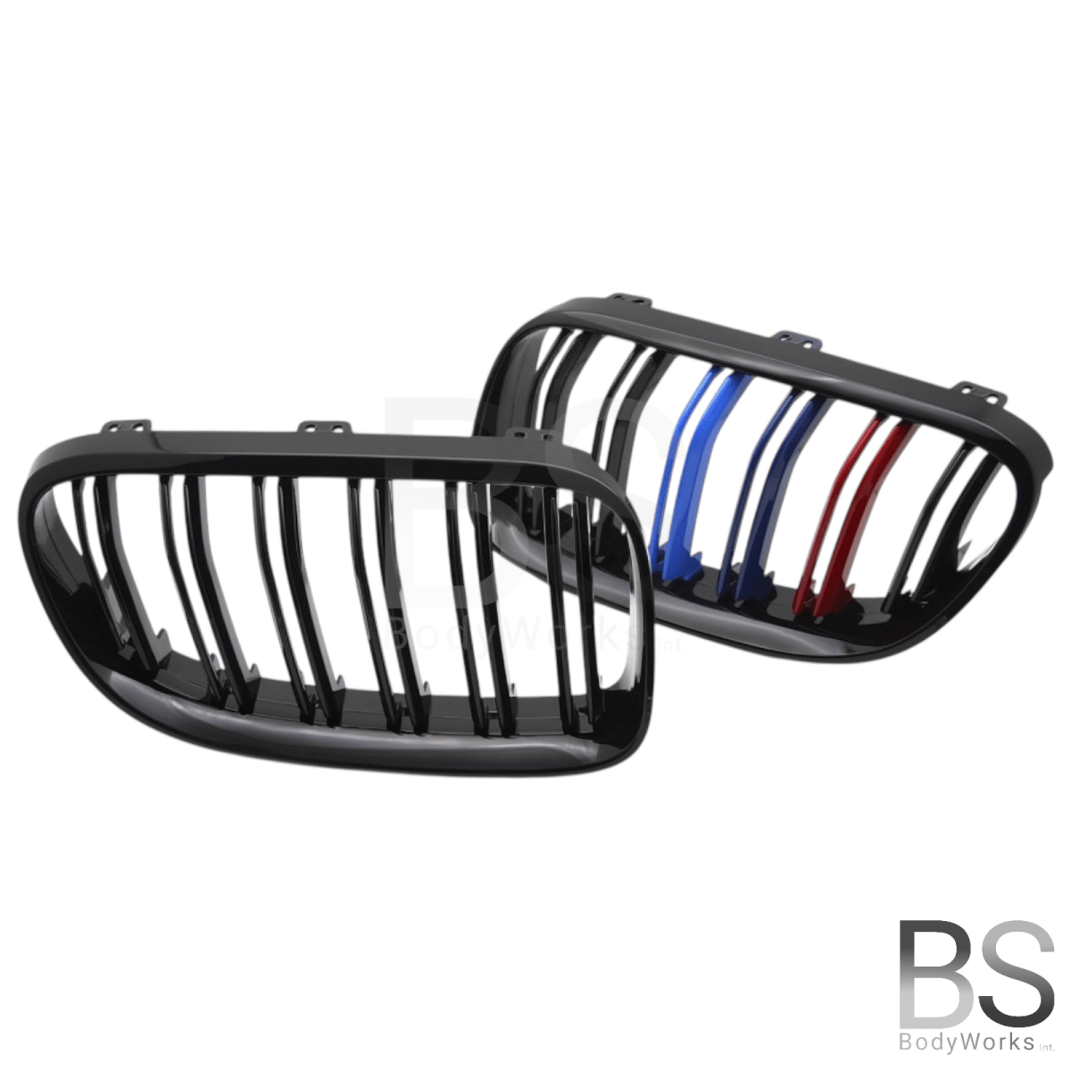 Nieren - BMW E92 / E93 - M Kleuren - Hoogglans Zwart | 2010 - 2013 - Beamerstyling.nl