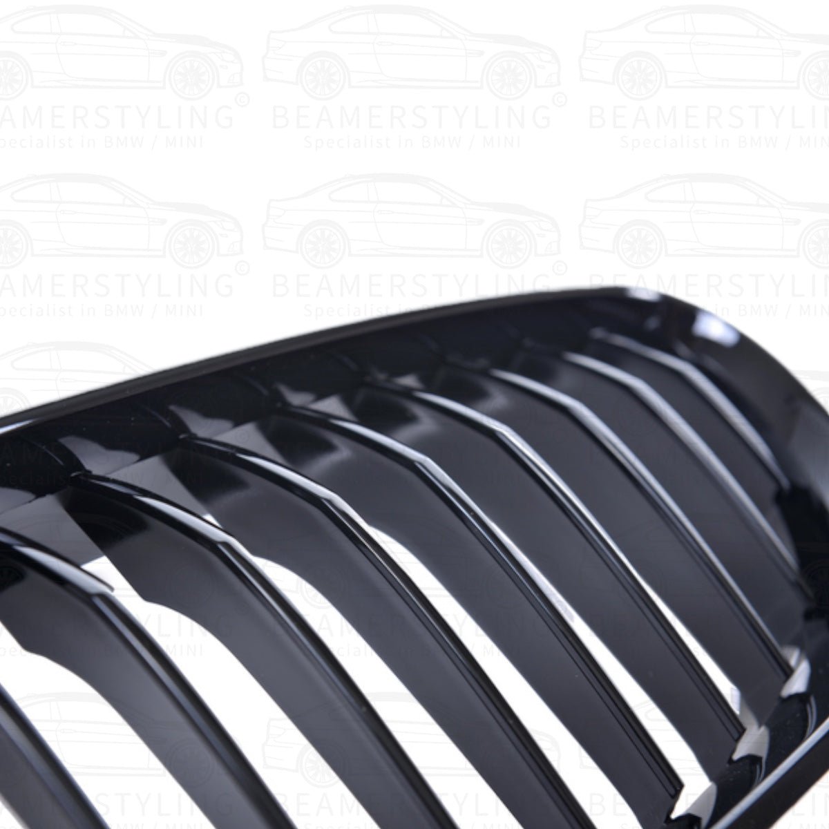 Nieren - BMW F12 / F13 / F06 - Hoogglans Zwart | 11 - 18 - Beamerstyling.nl