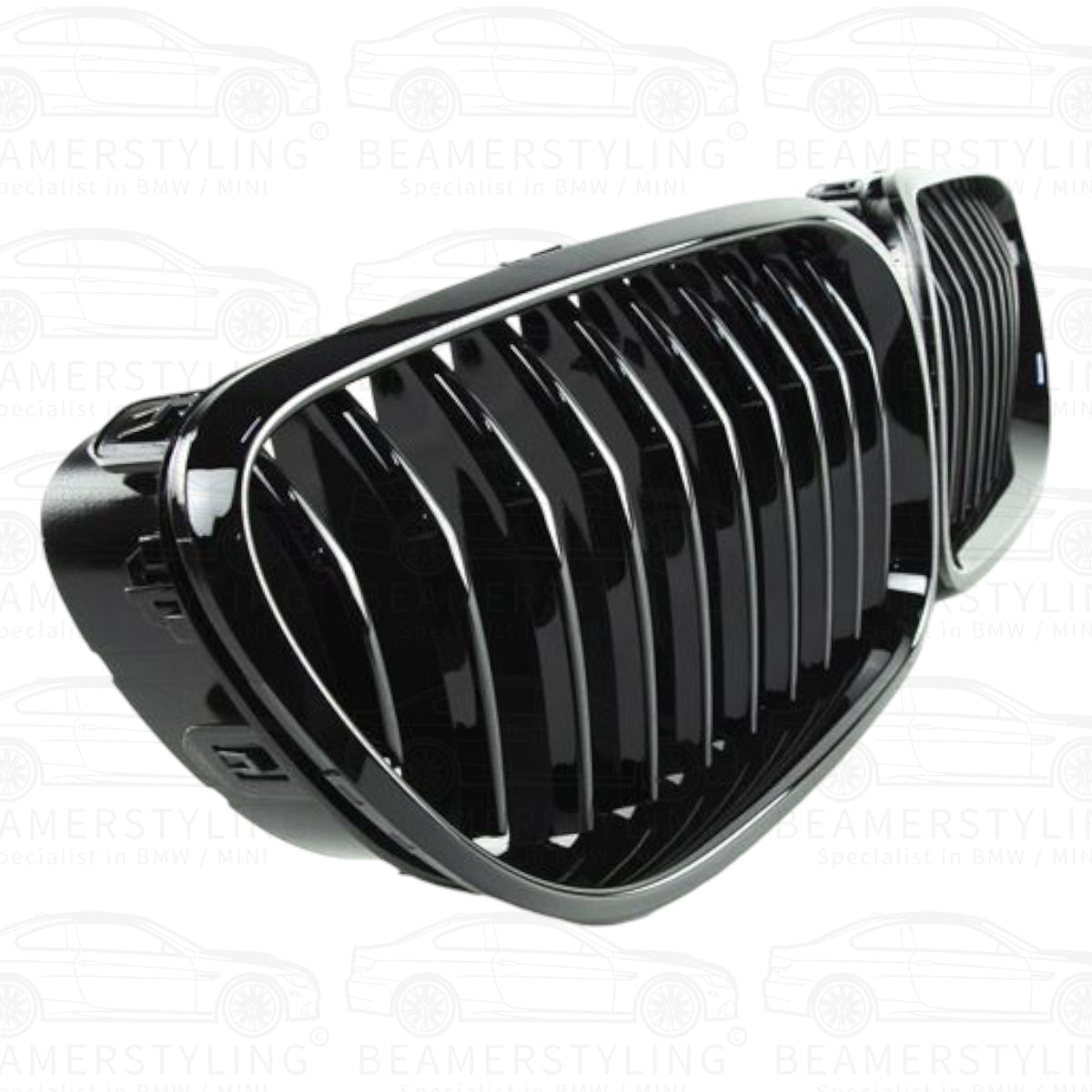 Nieren - BMW F12 / F13 / F06 - Hoogglans Zwart | 11 - 18 - Beamerstyling.nl