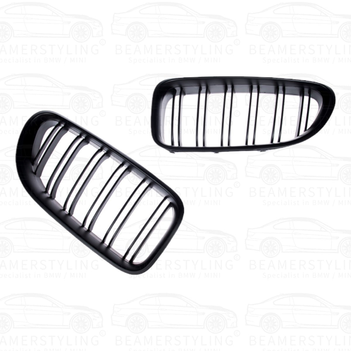 Nieren - BMW F12 / F13 / F06 - M Look - Mat Zwart | 11 - 18 - Beamerstyling.nl
