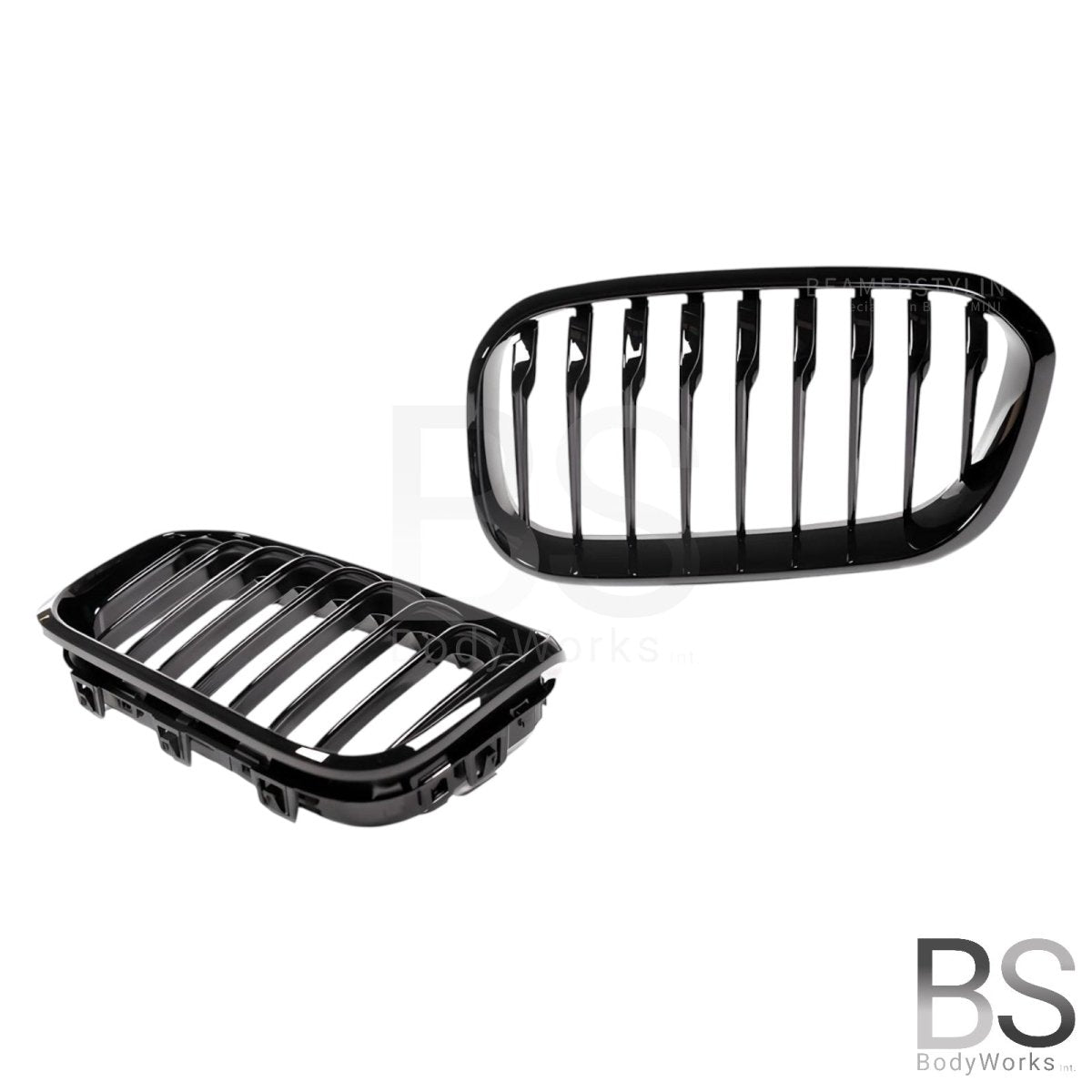 Nieren - BMW F20LCI / F21LCI - Hoogglans Zwart - M Performance Look | 2015-2019 - Beamerstyling.nl