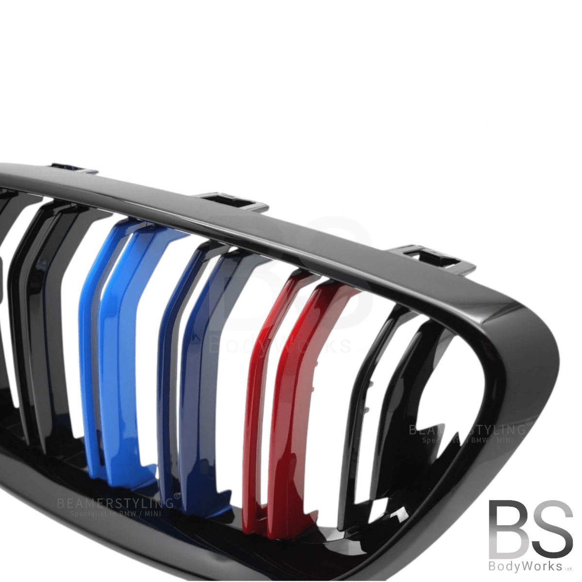 Nieren - BMW F22 / F23 - M Kleuren - Hoogglans Zwart | 2013 - 2021 - Beamerstyling.nl