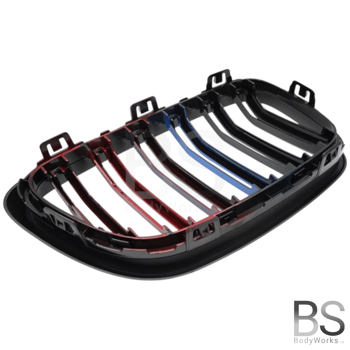 Nieren - BMW F22 / F23 - M Kleuren - Hoogglans Zwart | 2013 - 2021 - Beamerstyling.nl