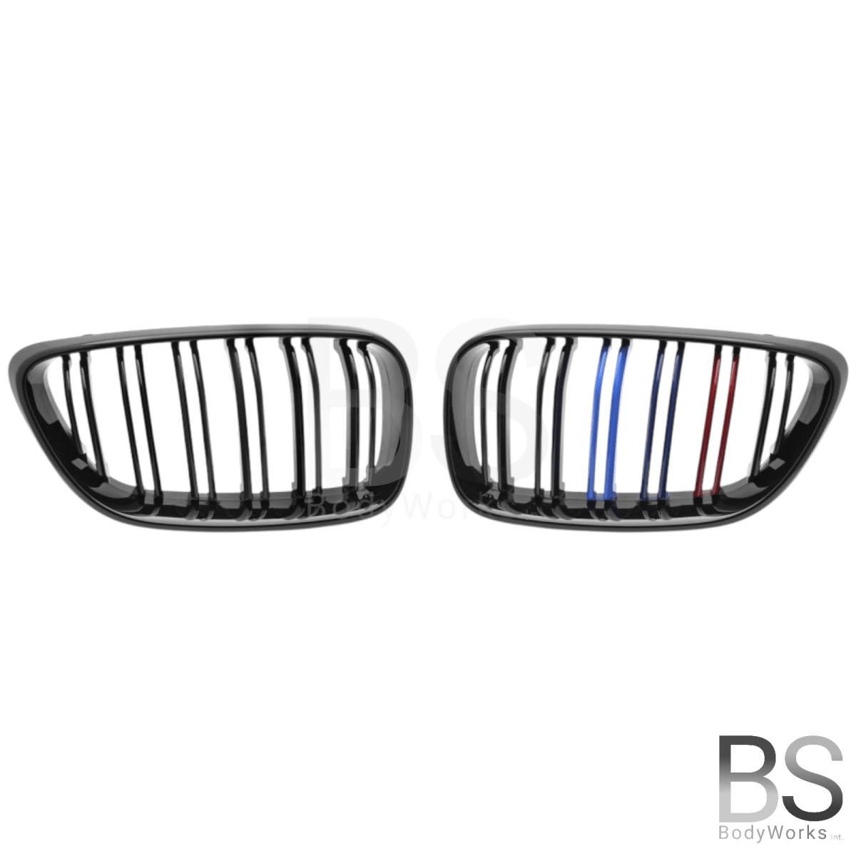 Nieren - BMW F22 / F23 - M Kleuren - Hoogglans Zwart | 2013 - 2021 - Beamerstyling.nl