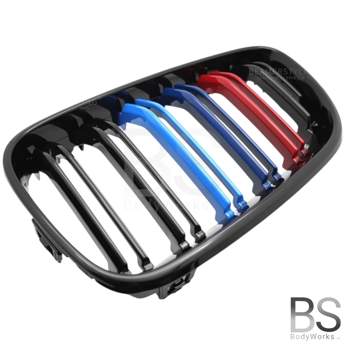 Nieren - BMW F22 / F23 - M Kleuren - Hoogglans Zwart | 2013 - 2021 - Beamerstyling.nl
