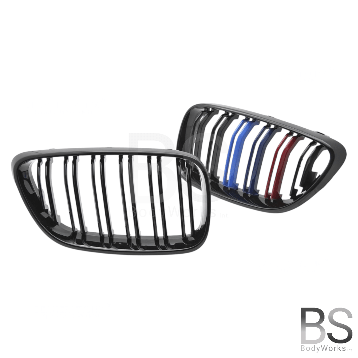 Nieren - BMW F22 / F23 - M Kleuren - Hoogglans Zwart | 2013 - 2021 - Beamerstyling.nl