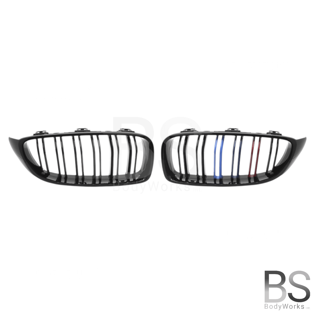 Nieren - BMW F32 / F33 / F36 - M Kleuren - Hoogglans Zwart | 2013 - 2020 - Beamerstyling.nl