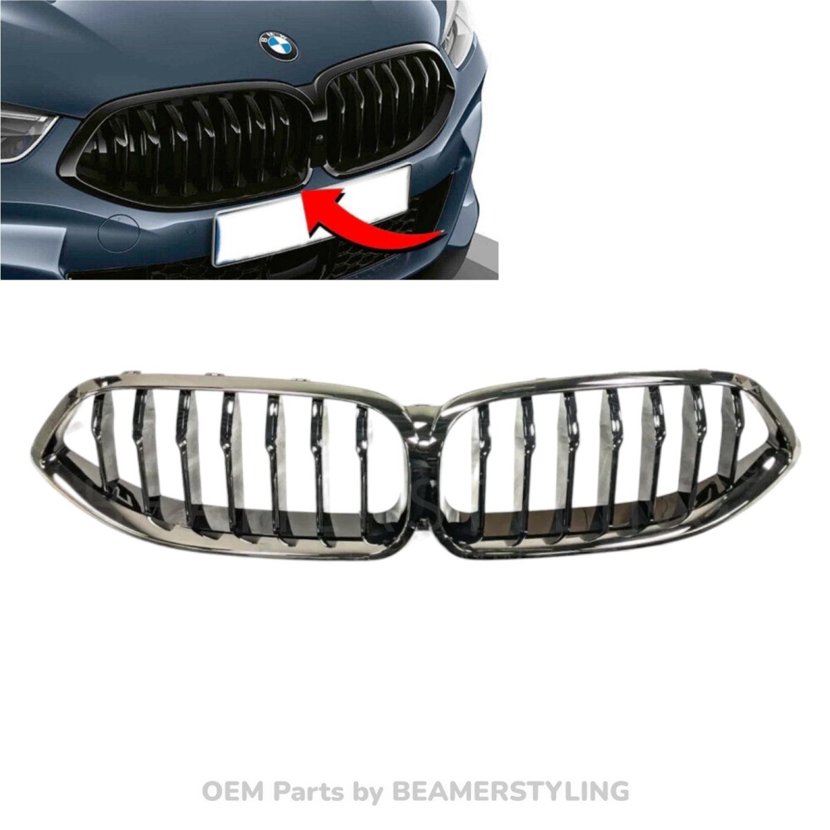 Nieren - BMW G14 / G15 / G16 - Zonder Pasp - 51138080610 | Origineel BMW - Beamerstyling.nl