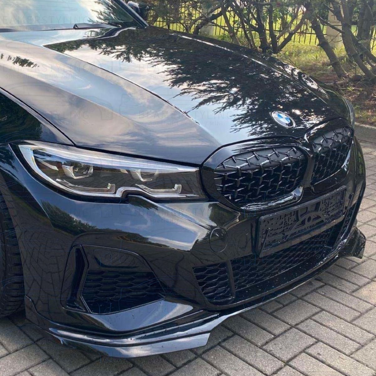 Nieren - BMW G20 / G21 - Diamond - Hoogglans Zwart | 2019 - 2022 - Beamerstyling.nl