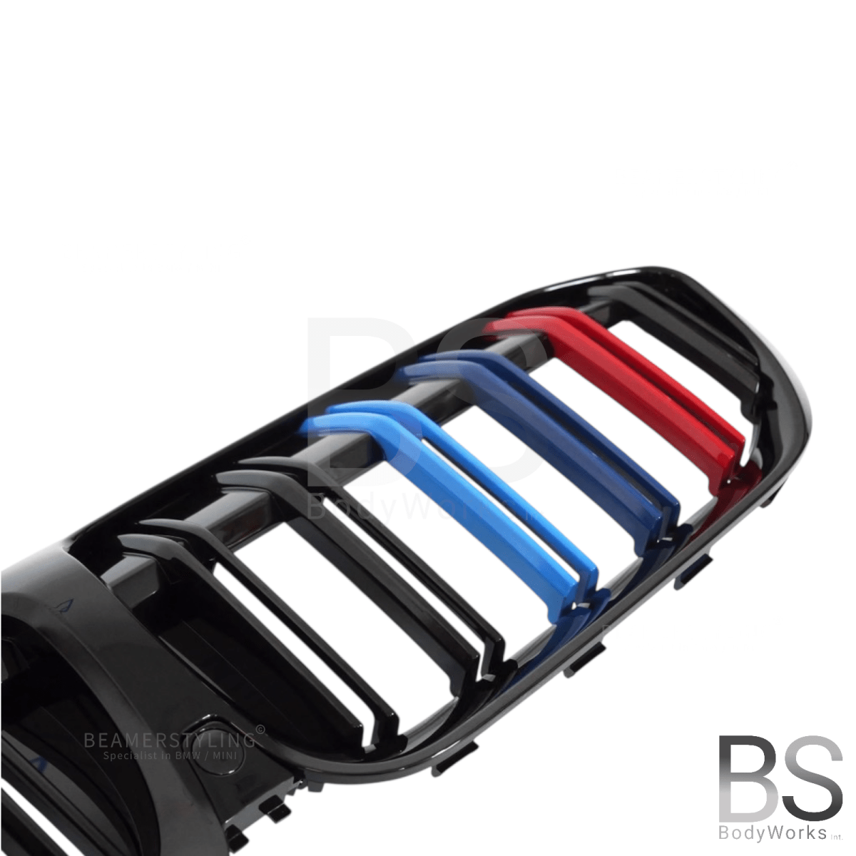 Nieren - BMW G20 / G21 - M Look - M Kleuren - Hoogglans Zwart | 2019 - 2022 - Beamerstyling.nl