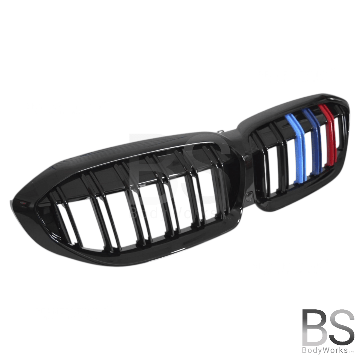 Nieren - BMW G20 / G21 - M Look - M Kleuren - Hoogglans Zwart | 2019 - 2022 - Beamerstyling.nl