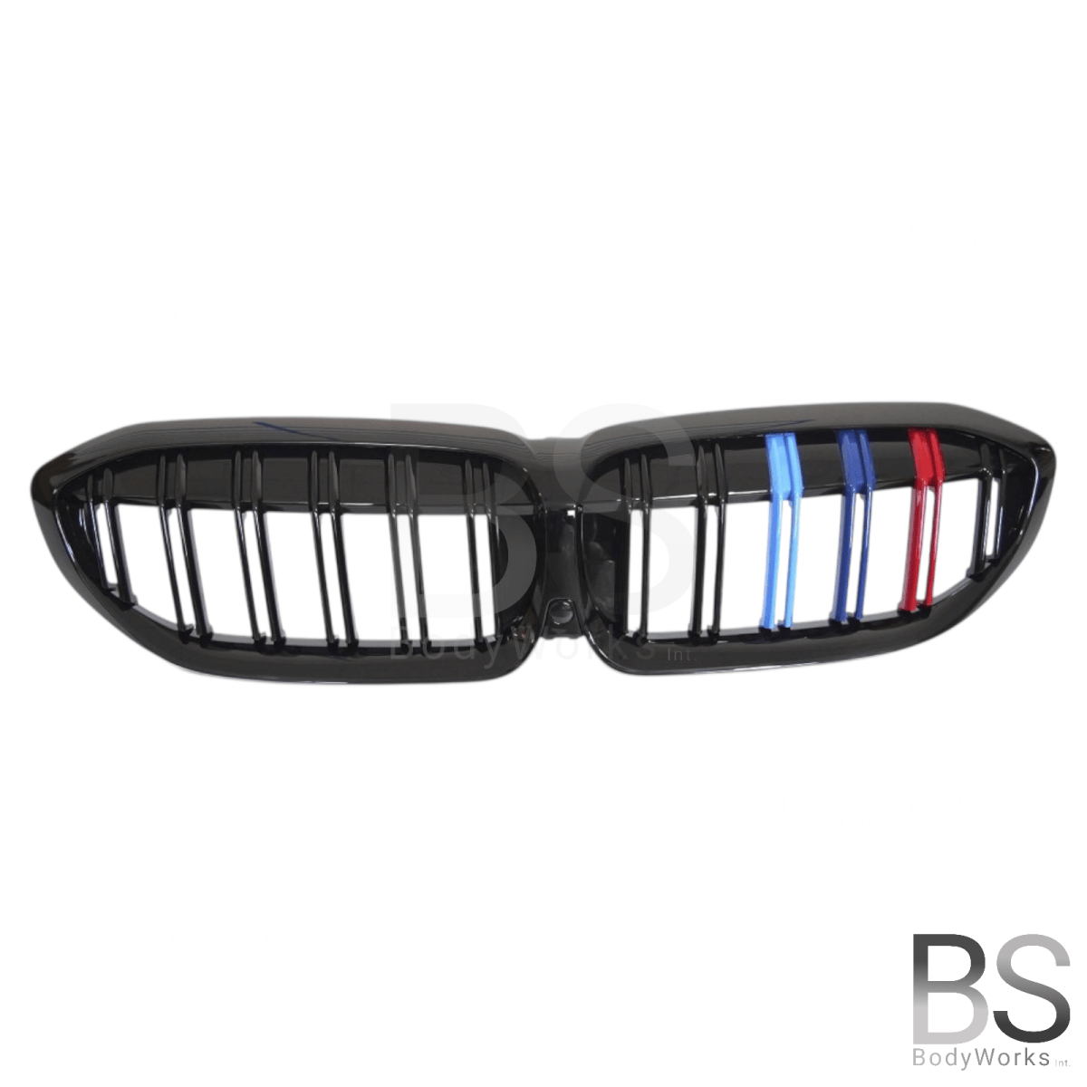 Nieren - BMW G20 / G21 - M Look - M Kleuren - Hoogglans Zwart | 2019 - 2022 - Beamerstyling.nl
