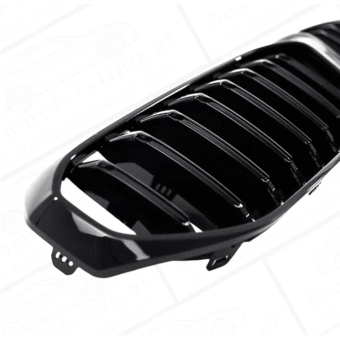 Nieren - BMW G30 / G31 LCI - Hoogglans Zwart | Zonder Camera - Beamerstyling.nl