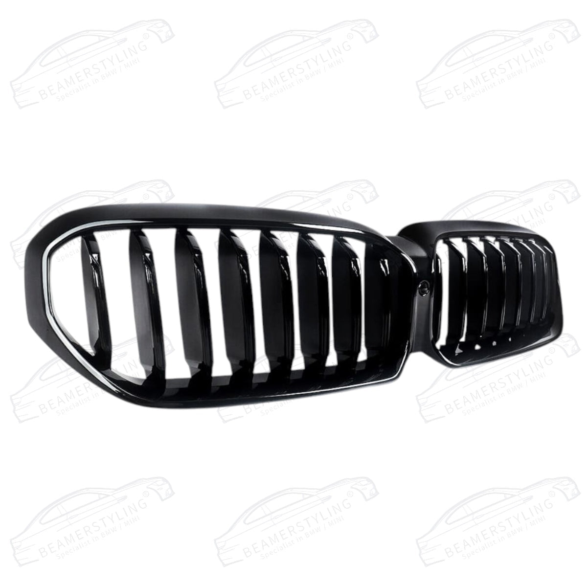 Nieren - BMW G30 / G31 LCI - Hoogglans Zwart | Zonder Camera - Beamerstyling.nl