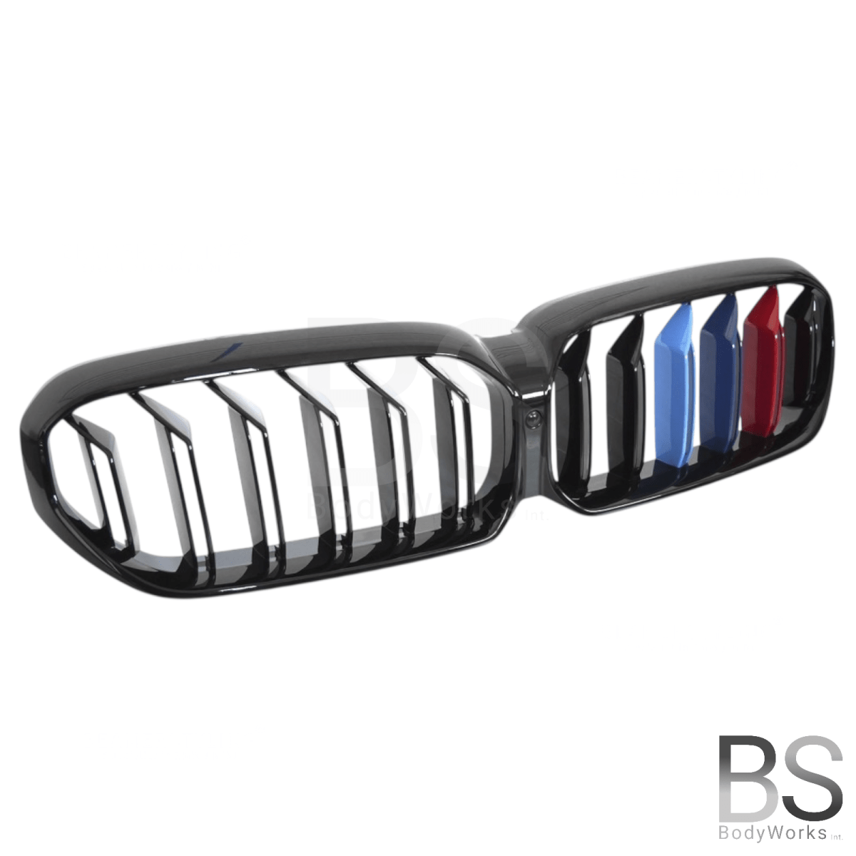 Nieren - BMW G30LCI / G31LCI - M Look - M Kleuren - Hoogglans Zwart | 2020 - 2023 - Beamerstyling.nl