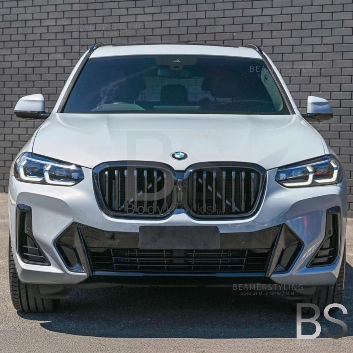 Nieren - BMW X3 G01 LCI / X4 G02 LCI - Mp Look - Hoogglans Zwart | 2021 - Beamerstyling.nl