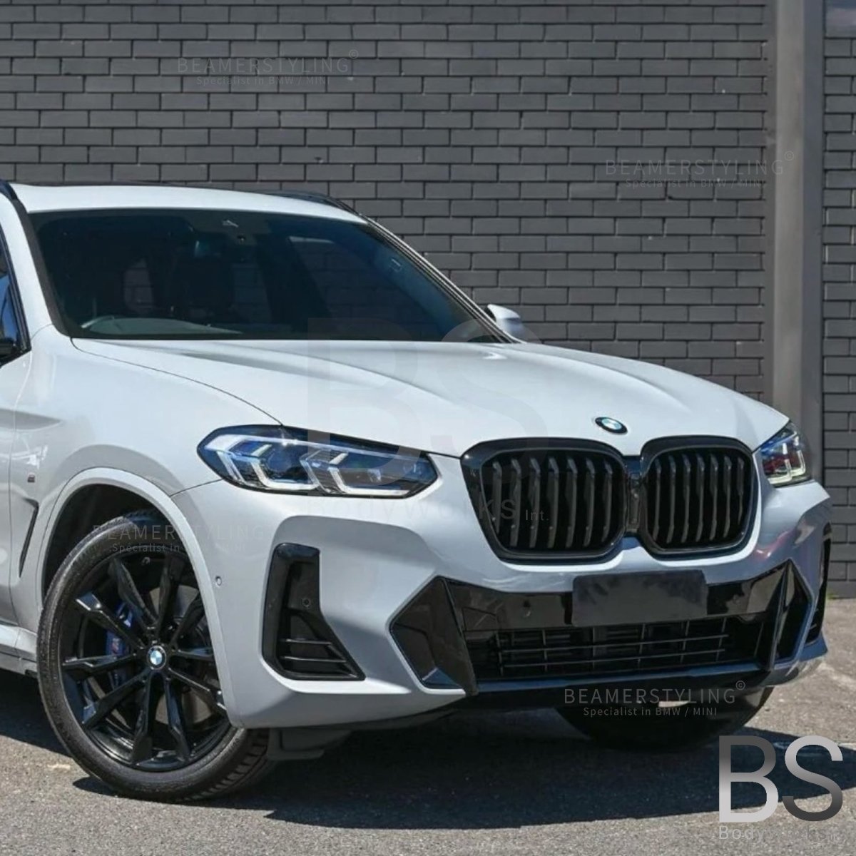 Nieren - BMW X3 G01 LCI / X4 G02 LCI - Mp Look - Hoogglans Zwart | 2021 - Beamerstyling.nl