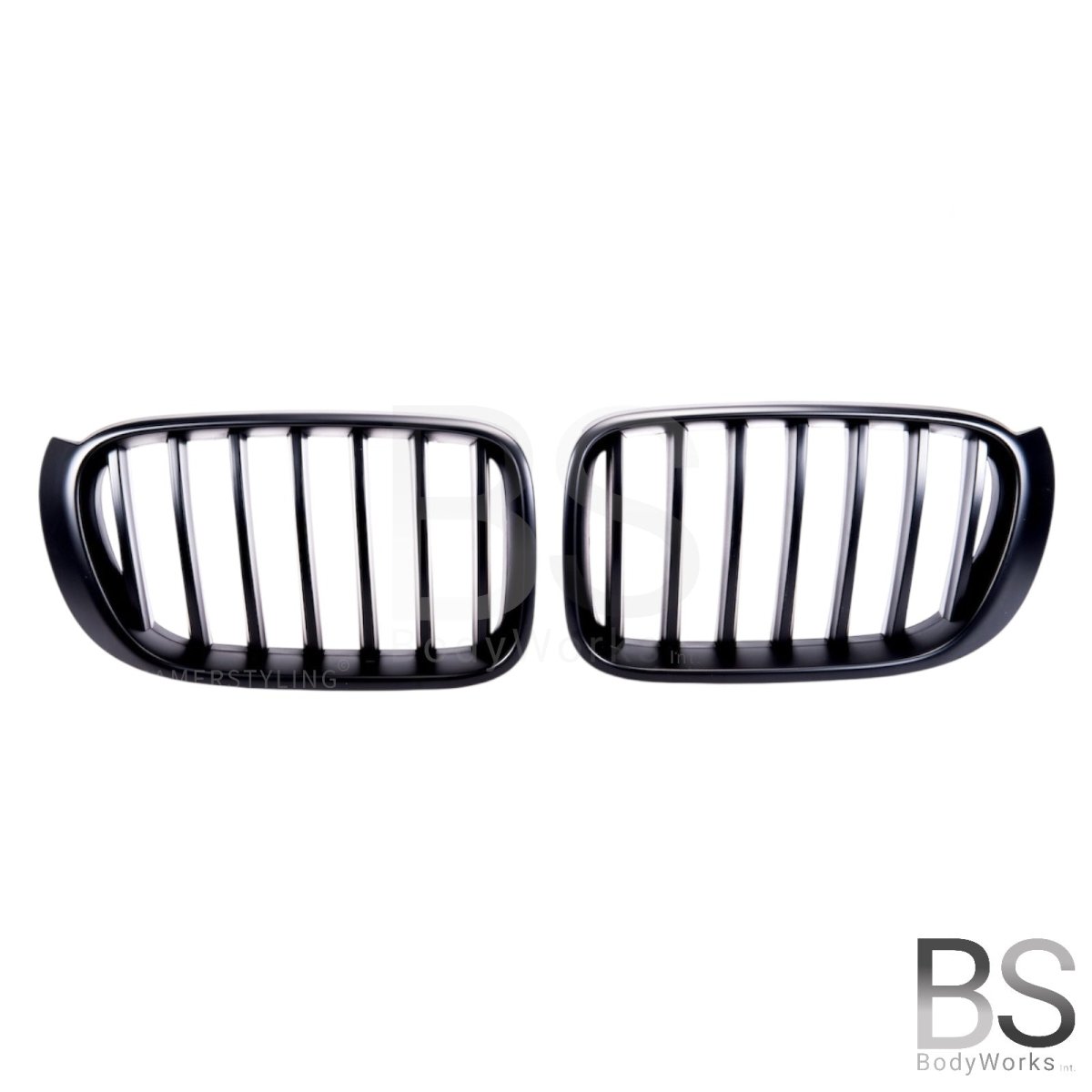 Nieren - BMW X4 F26 / X3 F25LCI - Mp Look - Mat Zwart | 2014 - 2018 - Beamerstyling.nl