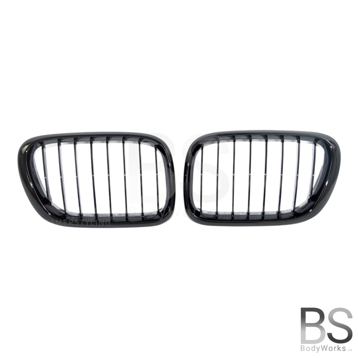 Nieren - BMW X5 E53 - Mp Look - Hoogglans Zwart | 2000 - 11/2003 - Beamerstyling.nl