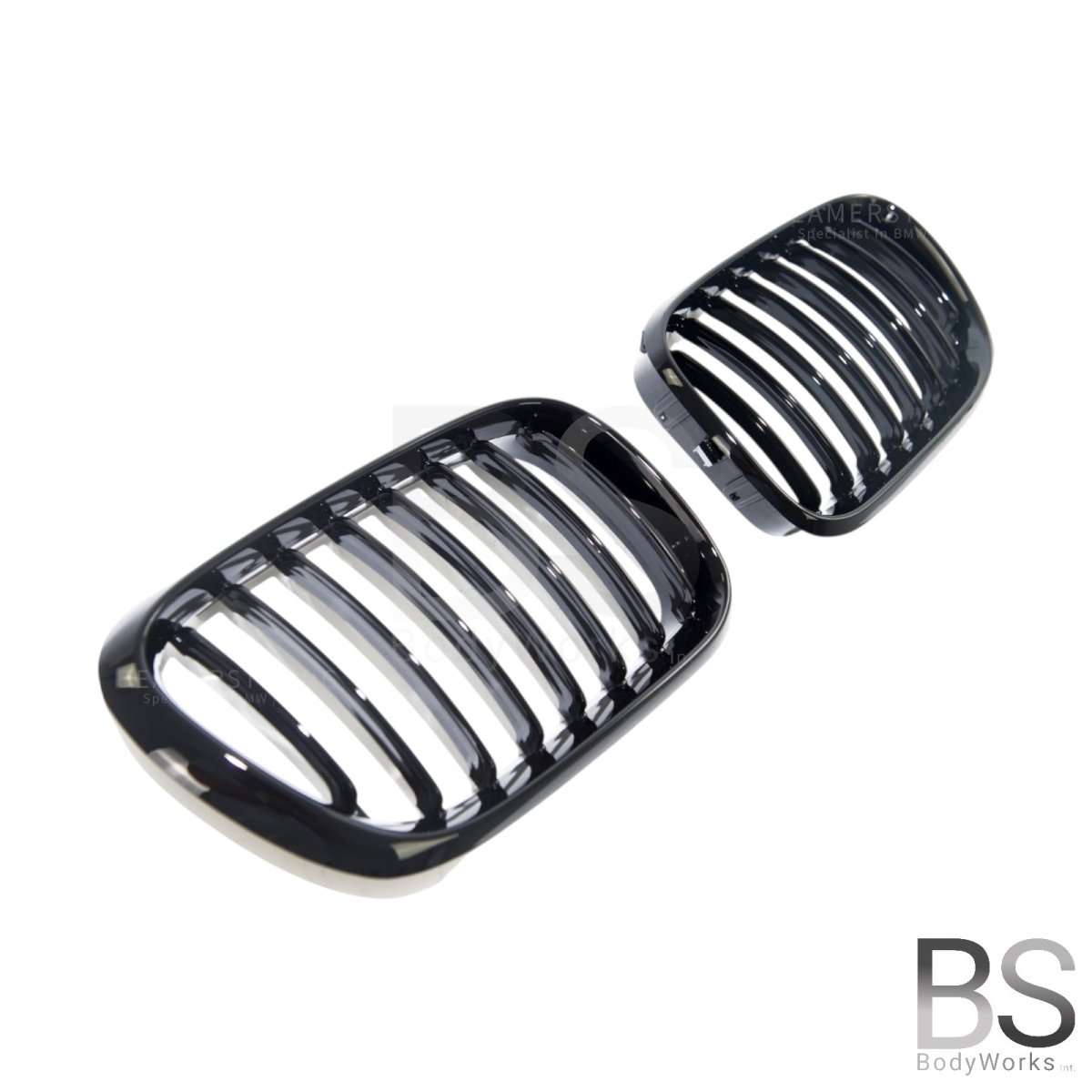 Nieren - BMW X5 E53 - Mp Look - Hoogglans Zwart | 2000 - 11/2003 - Beamerstyling.nl