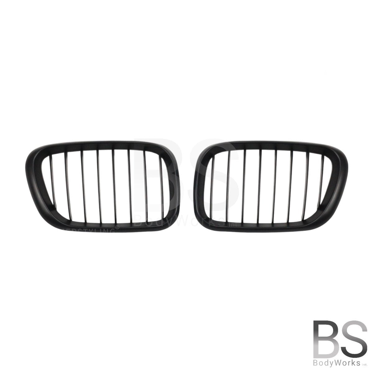 Nieren - BMW X5 E53 - Mp Look - Mat Zwart | 2000 - 11/2003 - Beamerstyling.nl