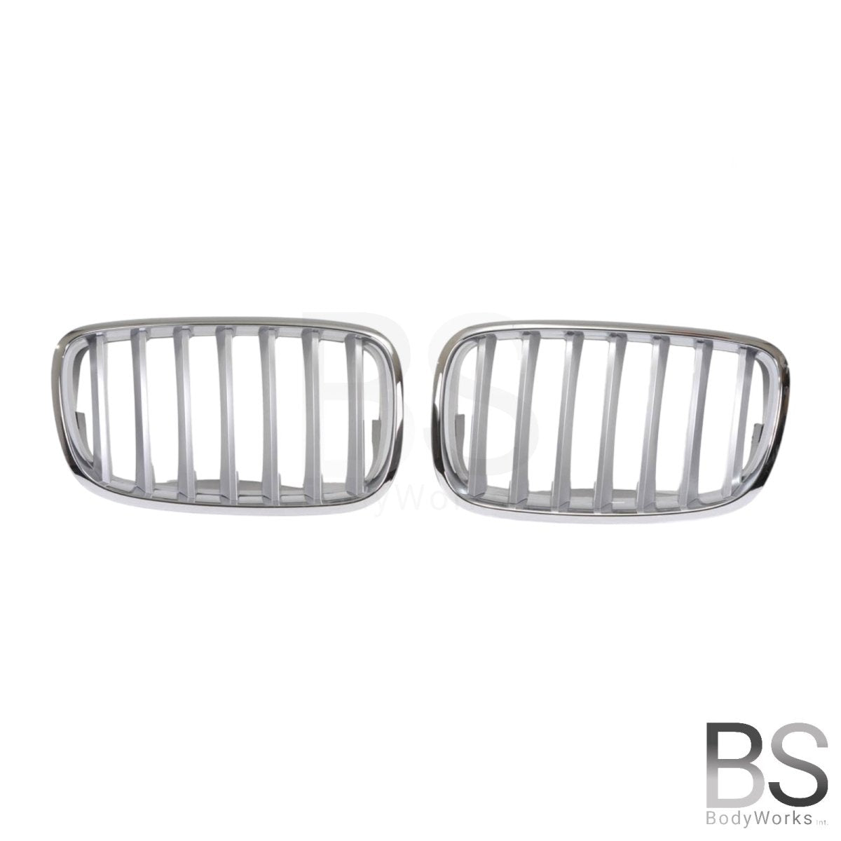 Nieren - BMW X5 E70 / X6 E71 - Chroom / Titan | 2006 - 2014 - Beamerstyling.nl