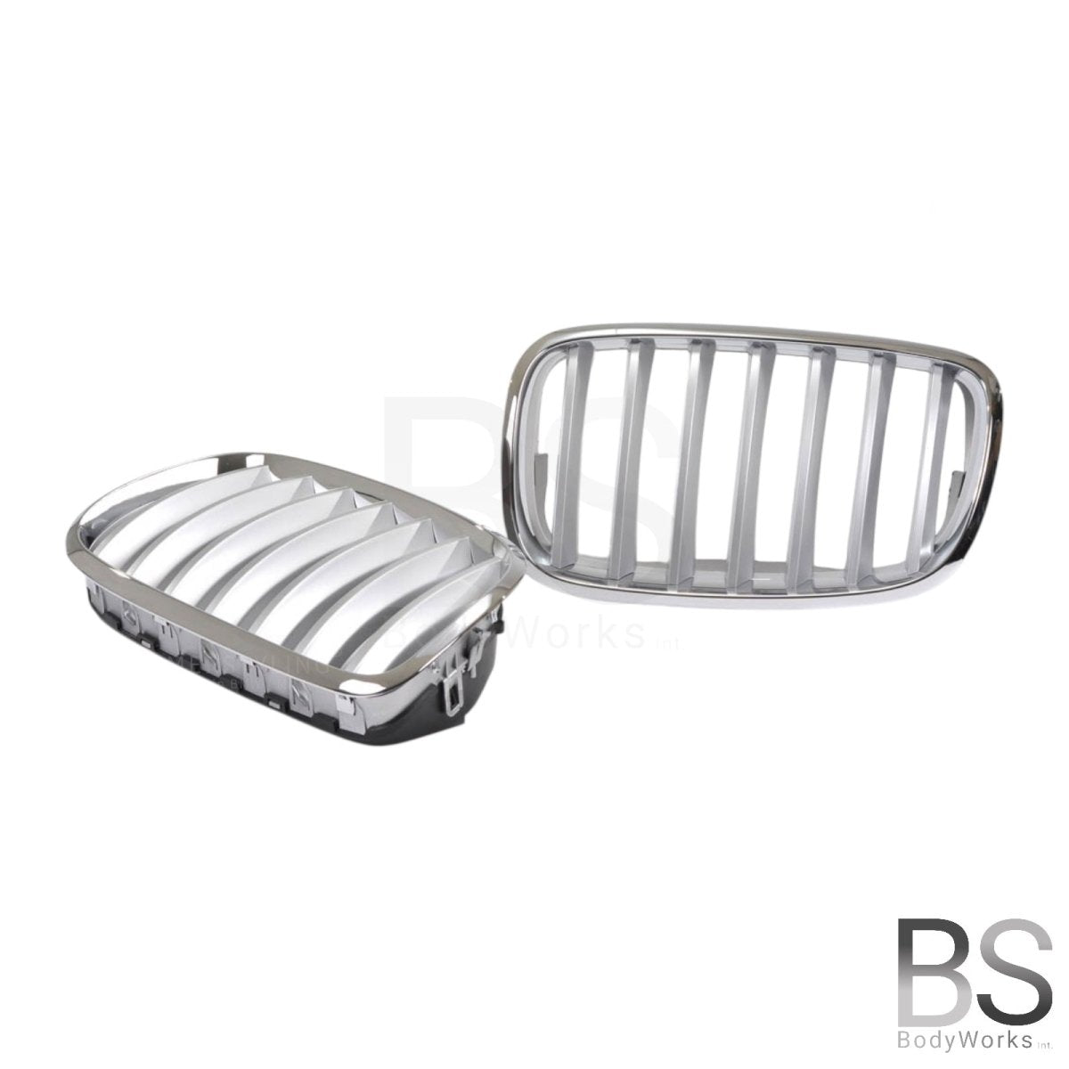 Nieren - BMW X5 E70 / X6 E71 - Chroom / Titan | 2006 - 2014 - Beamerstyling.nl