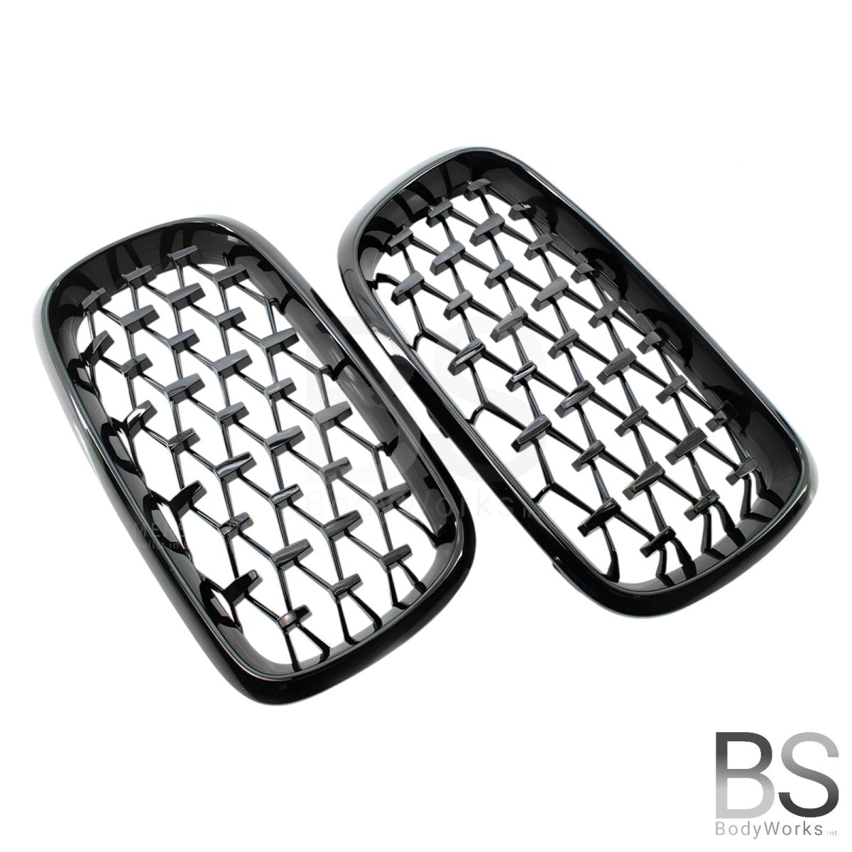 Nieren - BMW X5 F15 / F85 / X6 F16 / F86 - Diamond - Hoogglans Zwart | 2014 - 2019 - Beamerstyling.nl
