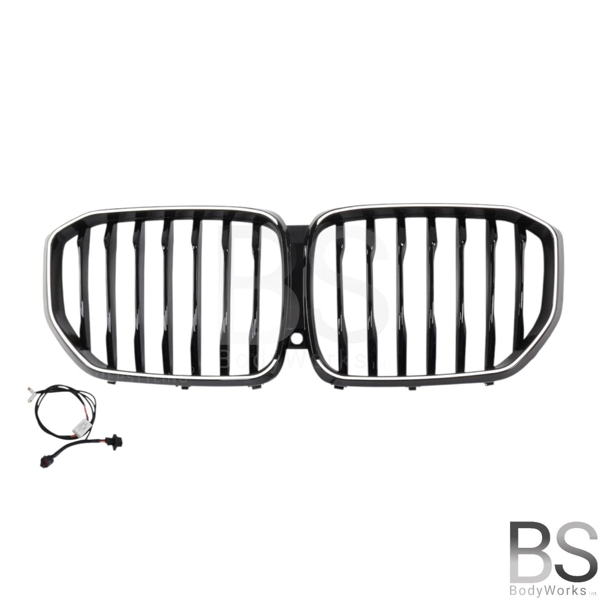 Nieren - BMW X5 G05 - LED - Mp Look - Hoogglans Zwart | 2018 - 03/2023 - Beamerstyling.nl