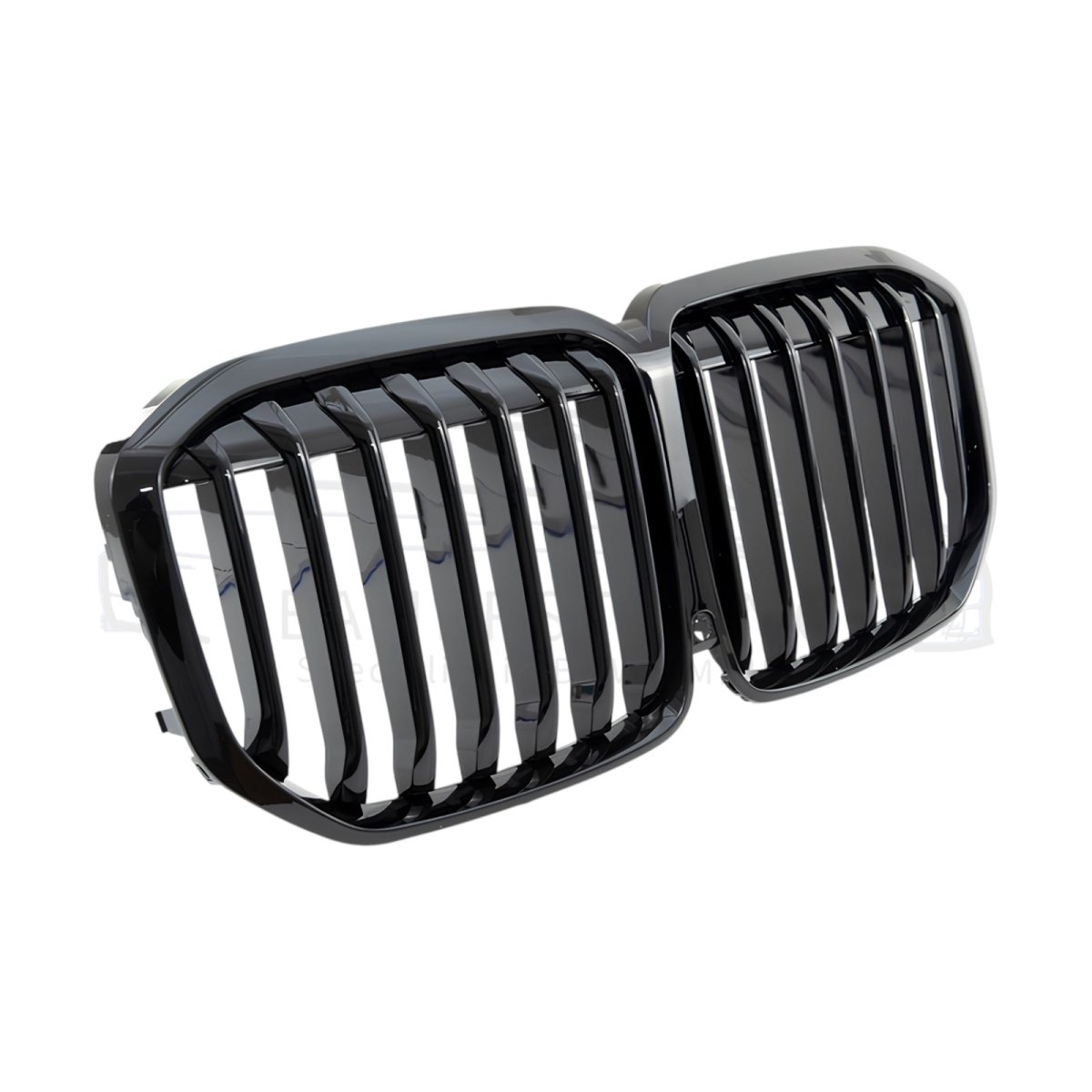 Nieren - BMW X7 G07 - Mp Look - Met Camera - Hoogglans Zwart | 2019 - 06/2022 - Beamerstyling.nl